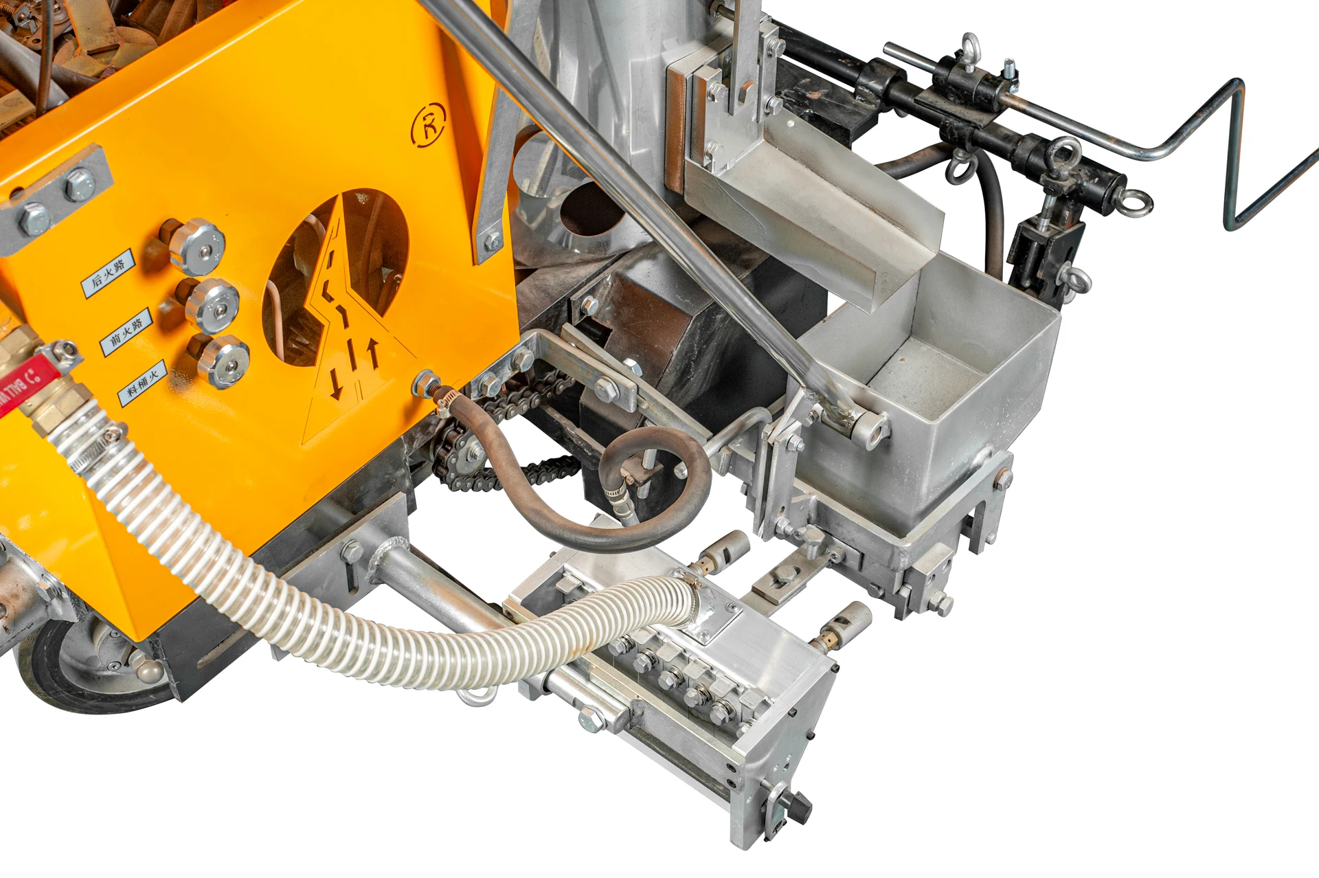 Self Propelled Thermoplastic Traffic Line Kneading Applicator Road Marking Machine Malaysia For Sale