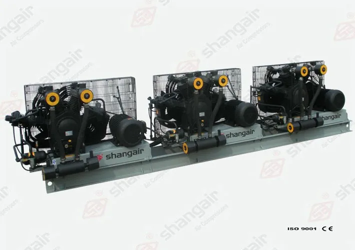 High Pressure Piston Air Compressor 30KW 2.4Cbm/min 30Bar