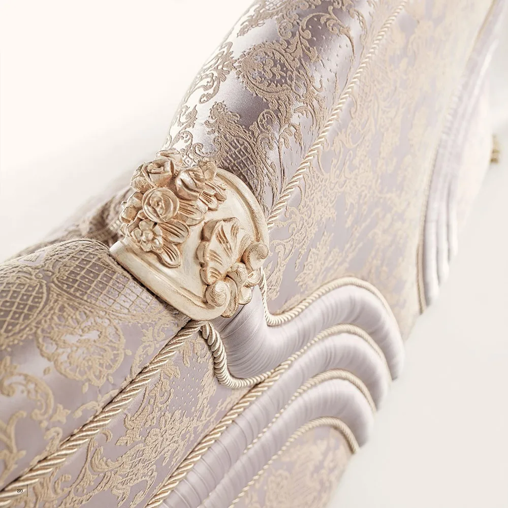 vintage french style living room furniture carving wood fabric classic luxury antique french furniture sofa