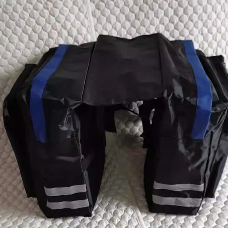 Multi-function Waterproof Mountain Road Bike Rack Rear Bags Seat Tail Carrier Trunk Double Panniers Bike Saddle Bag