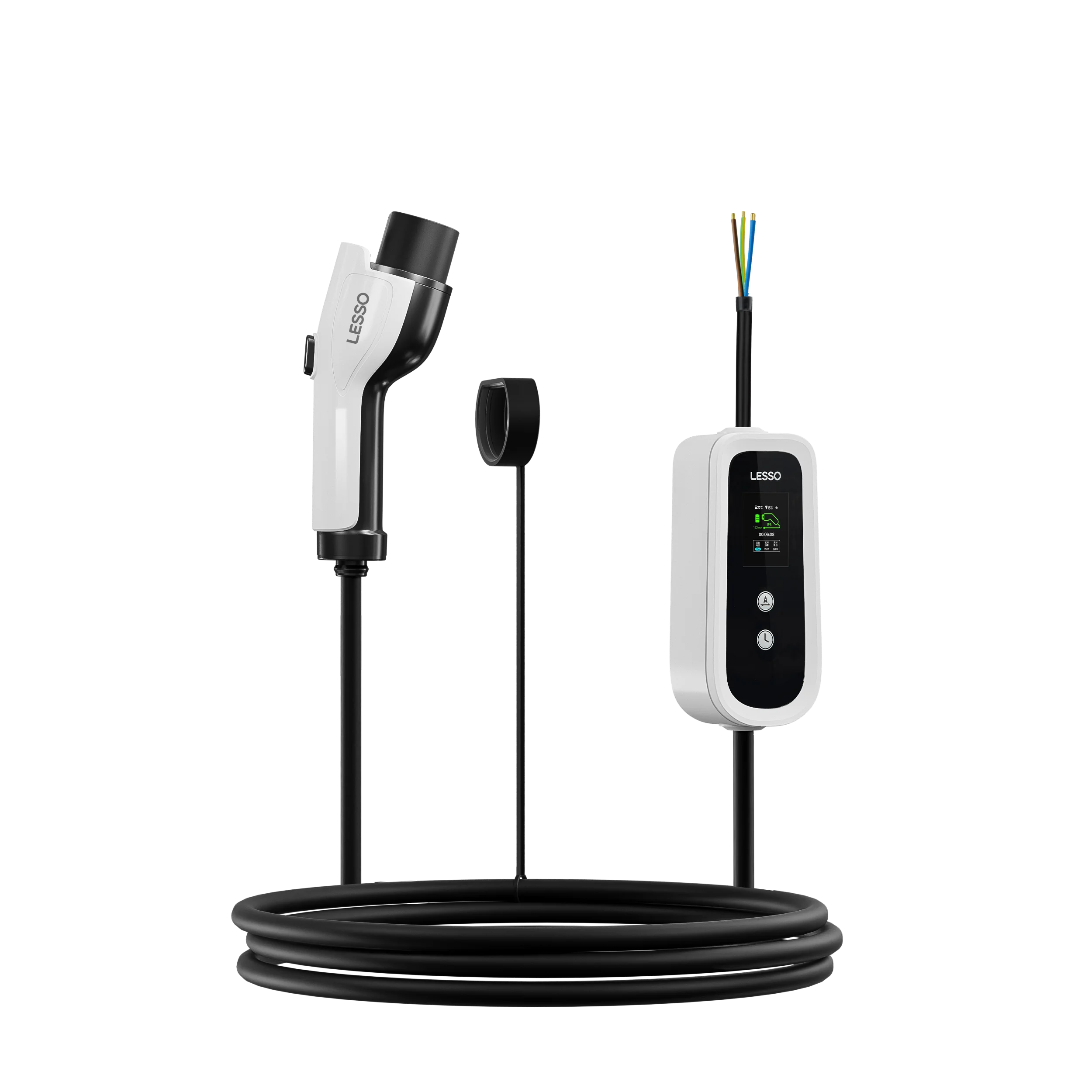 New Energy EV Charger Gun Electric Vehicles Portable New Fast Electric New Energy Charger 16A 3.5kw European Standard AC Gun