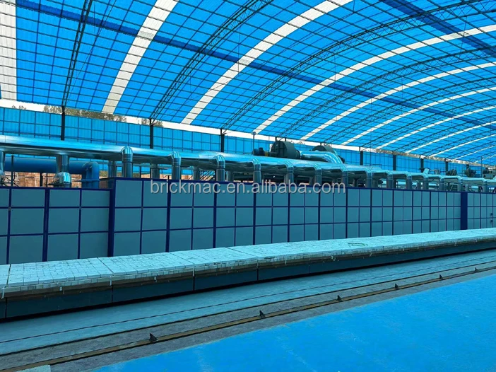 Brick production line Tunnel Hollow Block Firing Automatic Oven Red Mud Clay Brick Tunnel Gas Oven