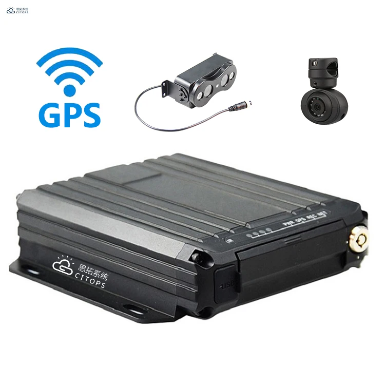  Высокое Качество Безопасное точное позиционирование GPS Функция 3g 4g Мобильный dvr 1080P 4ch двойная sd карта