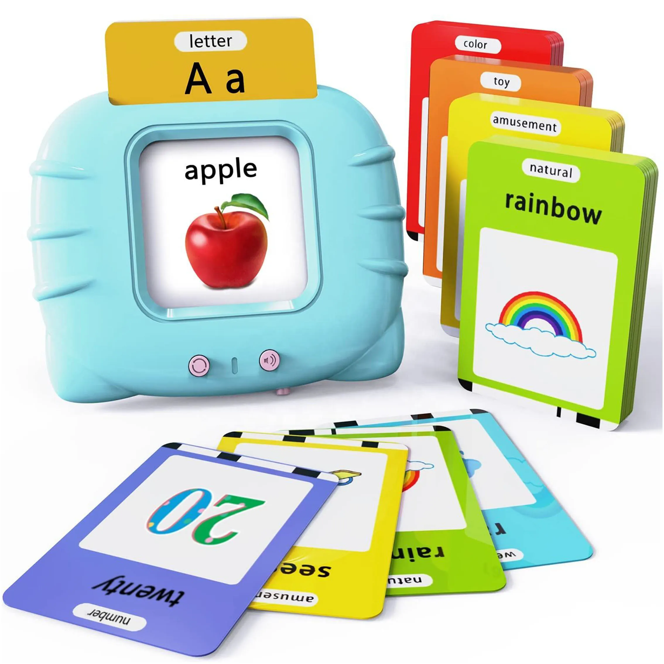 Flash card learning device toy early toy talking flash cards for early learning talking flash cards learning machine toys