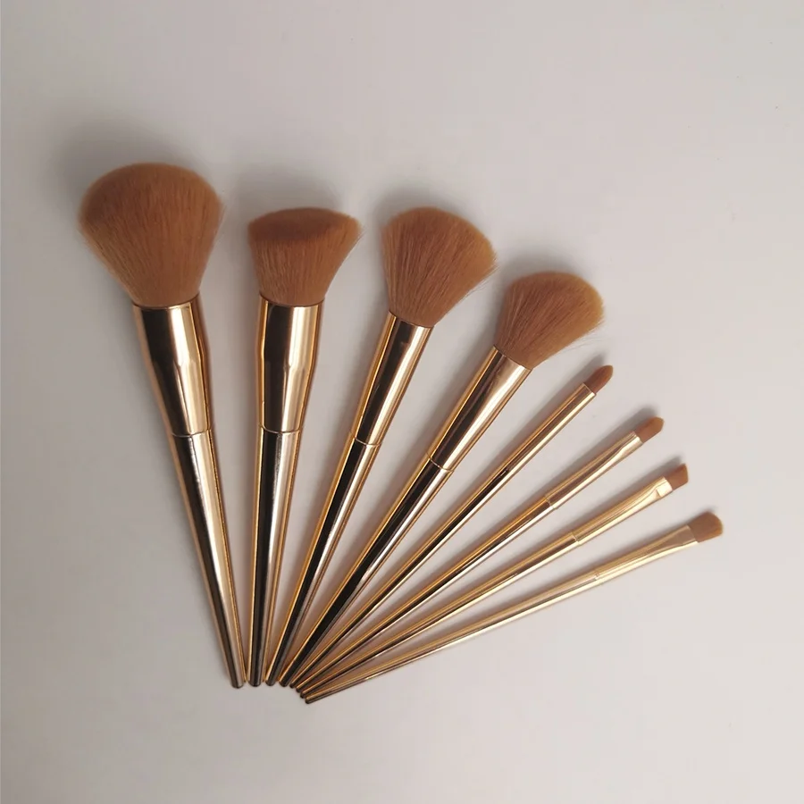 new fashion DIY Makeup Brush Set 11 pcs Professional cosmetic Brushes promotional shining gold women cosmetic tool