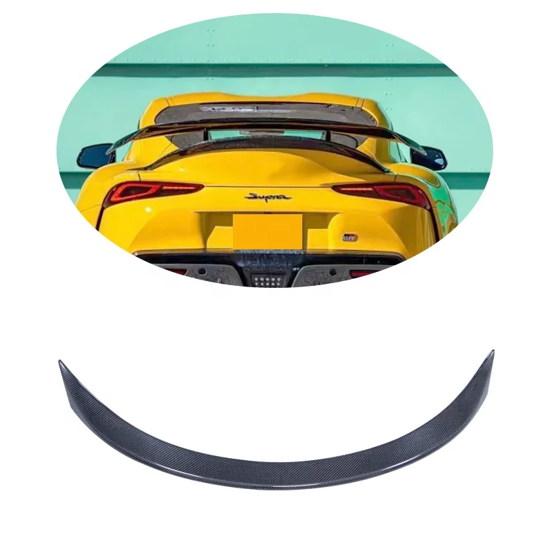 Лидер продаж автомобильный спойлер для Toyota Supra V Style 20 дюймов из углеродного волокна заднего багажника supra a90