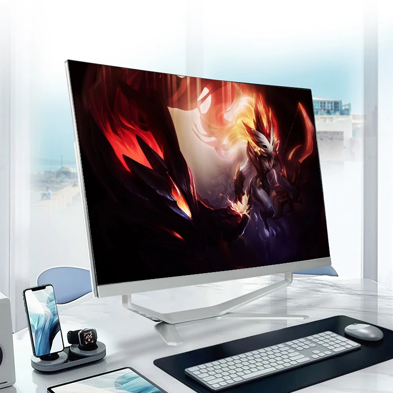 
27inch Curve Screen All In One PC Core i7 8GB RAM+256GB SSD GTX 1050 Video Card Gaming Computer All In One Desktop 