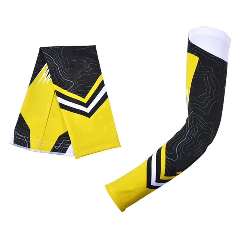 Custom Wholesale Sport Sleeve Compression Spandex Elastic Arm