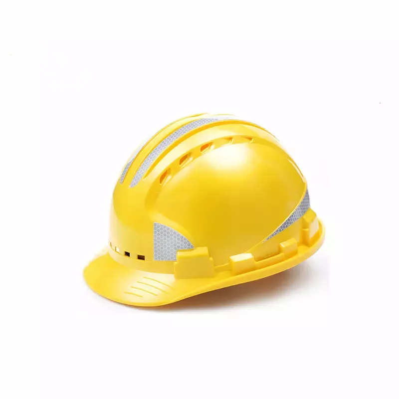 Construction Helmet Safety Worker Head Protection Helmet Construction Safety Protective Hi Visibility Reflective Safety Helmet