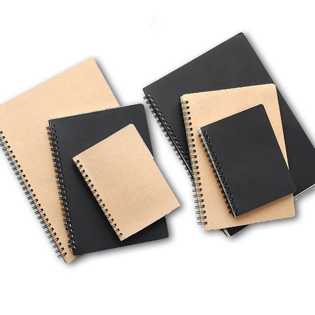 LEADON Kraft paper A4 A5 B5 coil book notepad loose-leaf Cornell notebook wrong title book customizable logo