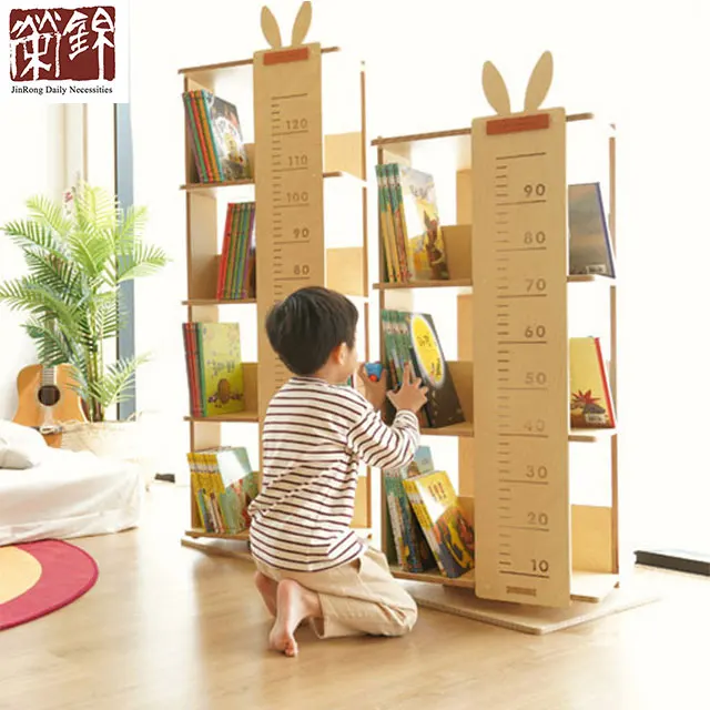 Portable Children Bookcase Modern Luxury Kids Children Floor Corner Detachable Bookshelf Bookcase