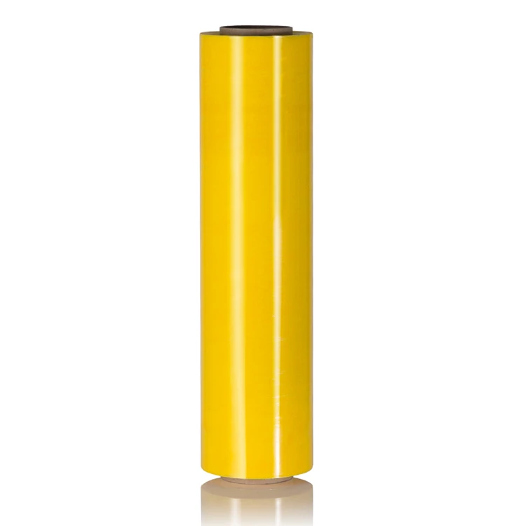 Multicolor 80 Gauge PE Stretch Wrap Window Film Customized 80 Gauge Width Pallet Wrap Film Soft High Tensile Roll Packaging