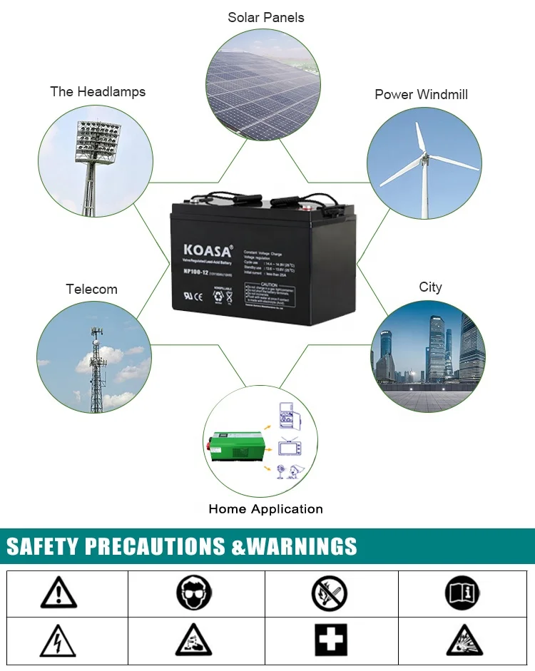 Powerful Performance KOASA 12V150AH NP150-12AT Lead Acid Battery AGM Battery For Solar Energy Storage Systems