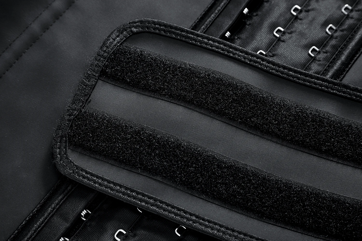 LangQin body shaper vest 2 double belt with hooks design latex Back support waist trainer vest with zipper