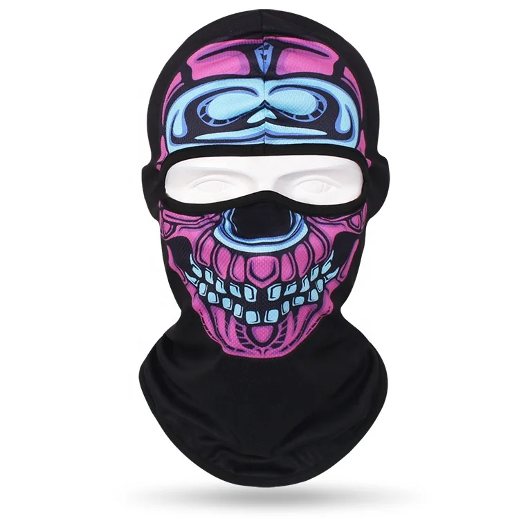 Hot Selling Outdoor Sports Custom Logo Face Mask Knit Full Face Cover Ski Bicycle Cycling Motorcycle Mask Hats Balaclava