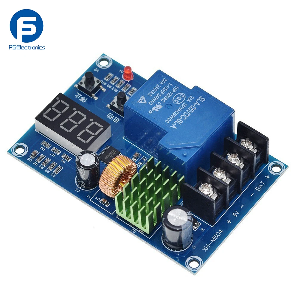 XH-M604 DC 6-60V Storage Lithium Battery Charging Control Switch Protection Board M604 Battery Charger Control Module