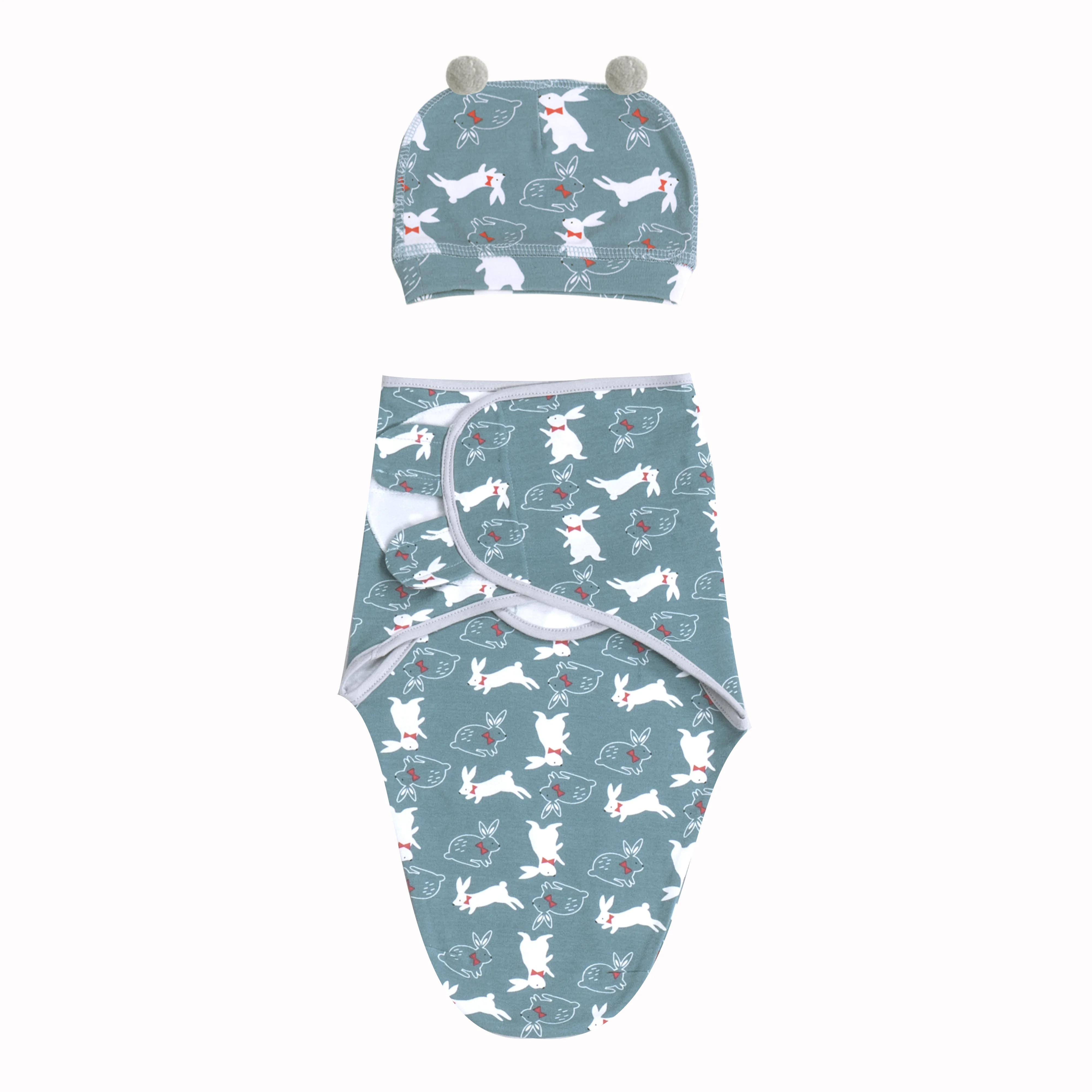 
Wholesale Newborn Baby Sleeping Bag 2020 Cartoon Printed 100% Cotton Baby Set Eco-friendly Baby Blanket 