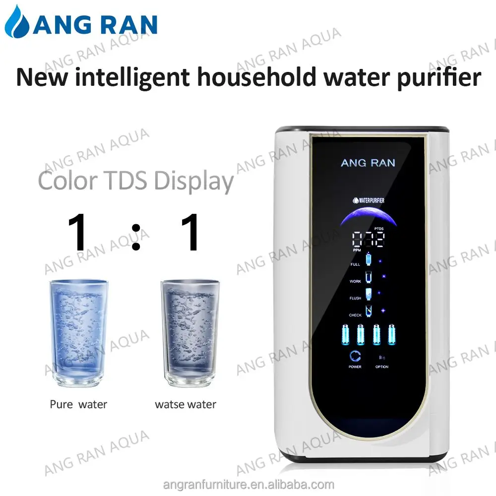 5 stages 400gpd 0.01 micron tap tap water filter alkaline purifier steel water filter reverse osmosis
