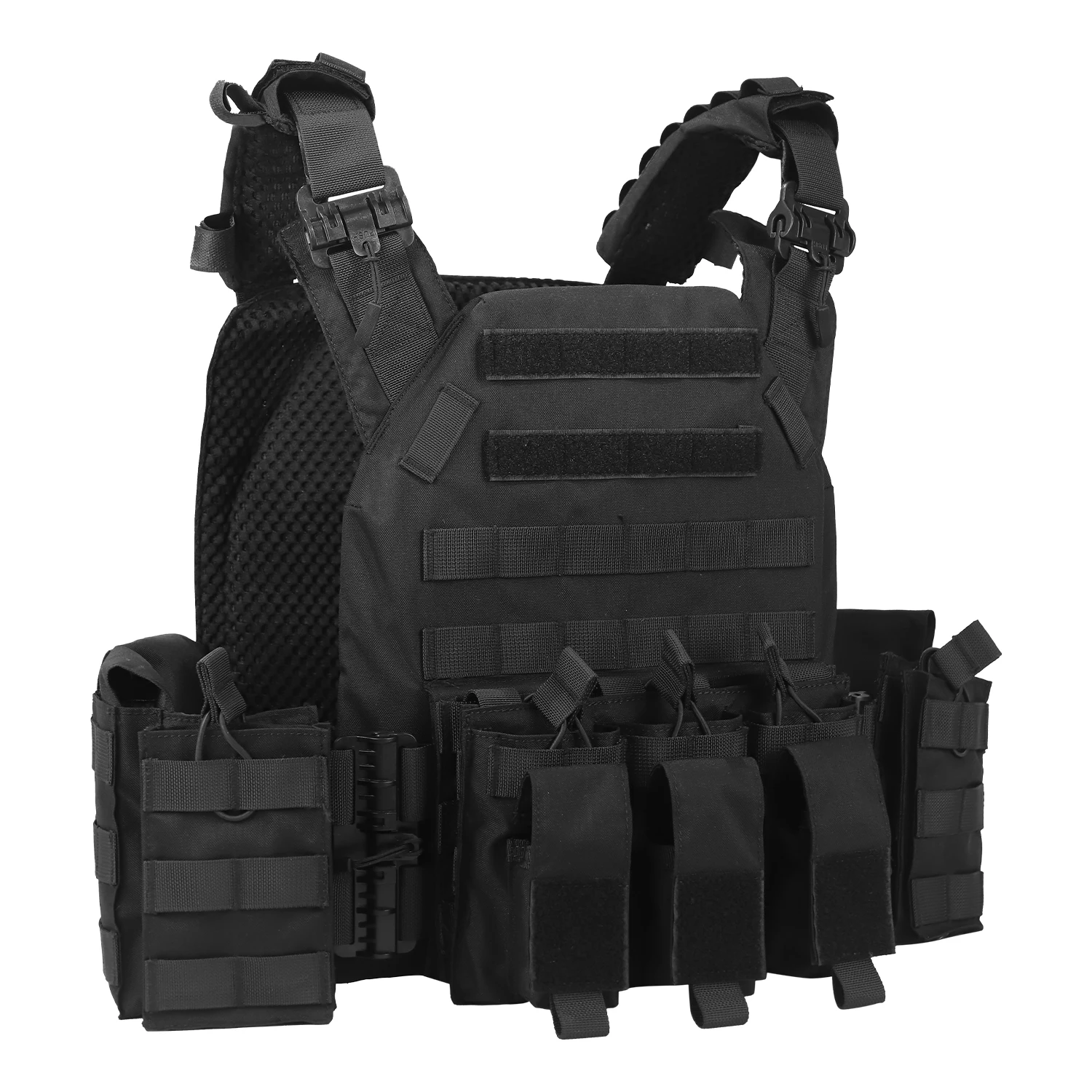 Wholesale Custom Soft Plate Carrier Outdoor Tactical Training Gear Combat Molle Vest Plate Carrier