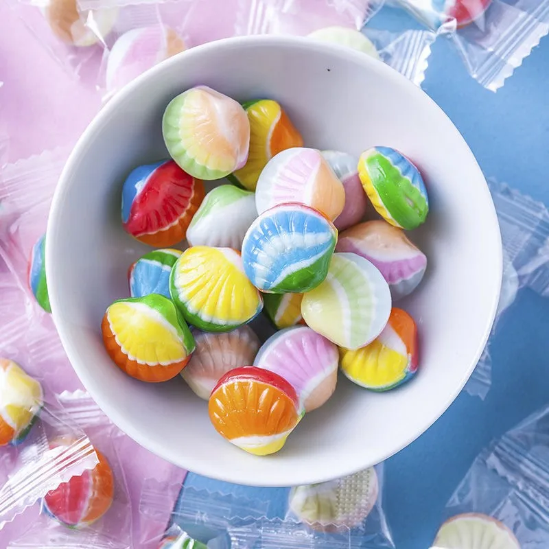 Mini Hard Candy Sweet Fruity Flavor Bag Packaging Multi-colored hard candy