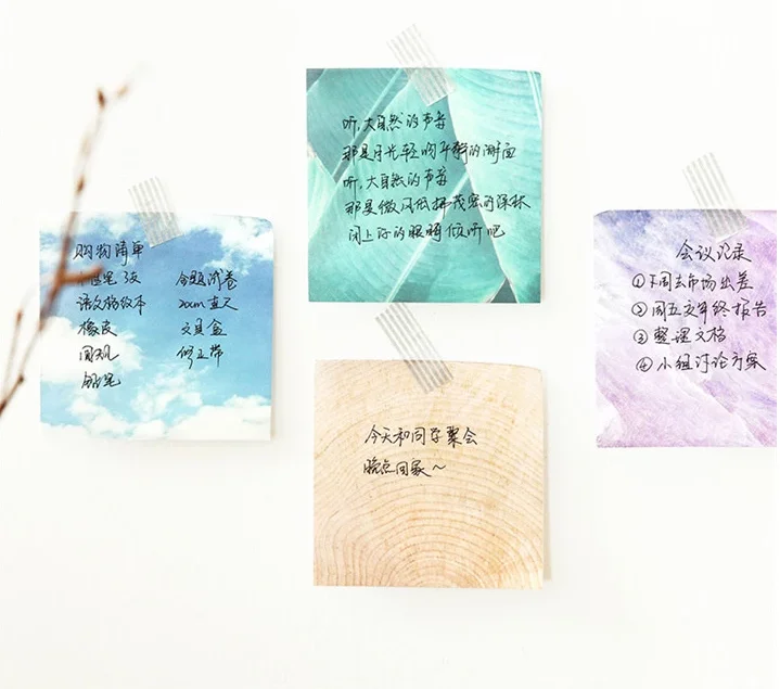 2022 yiwu new stationery products wholesale custom printed school paper notepad sticky note book sticky
