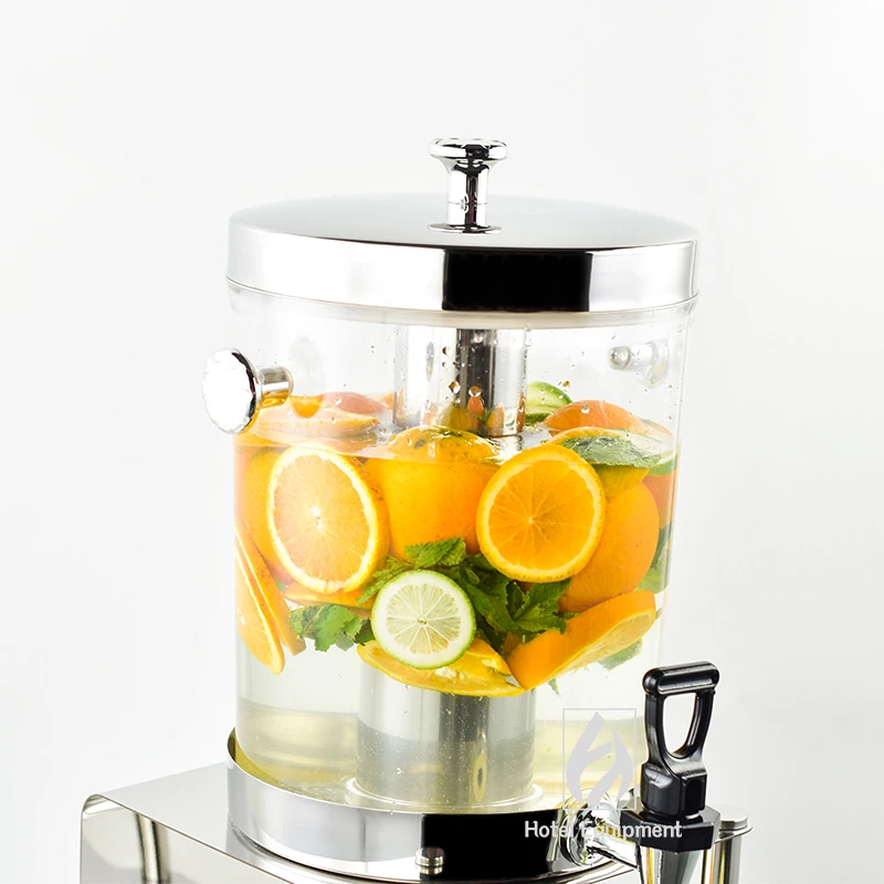 Double Tanks Juice Dispenser 16L Beverage Dispenser For Hotel Restaurant Home Party