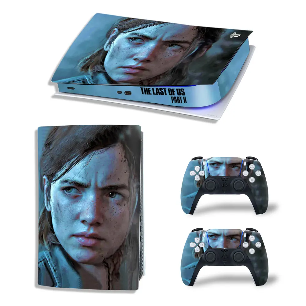 XIXUN Customized ps5 Vinyl Skin Sticker Console Skins Last of Us Skins PS5