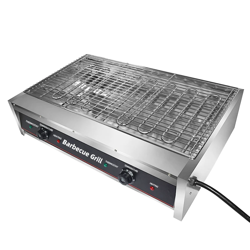 Electric BBQ Grill with Air switch High-power Table-top Barbecue machine for BBQ Party