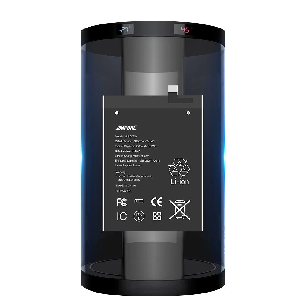 
China mobile phone battery for xiaomi redmi 6 pro battery rechargeable BN47 battery 3.85v 4000mah 