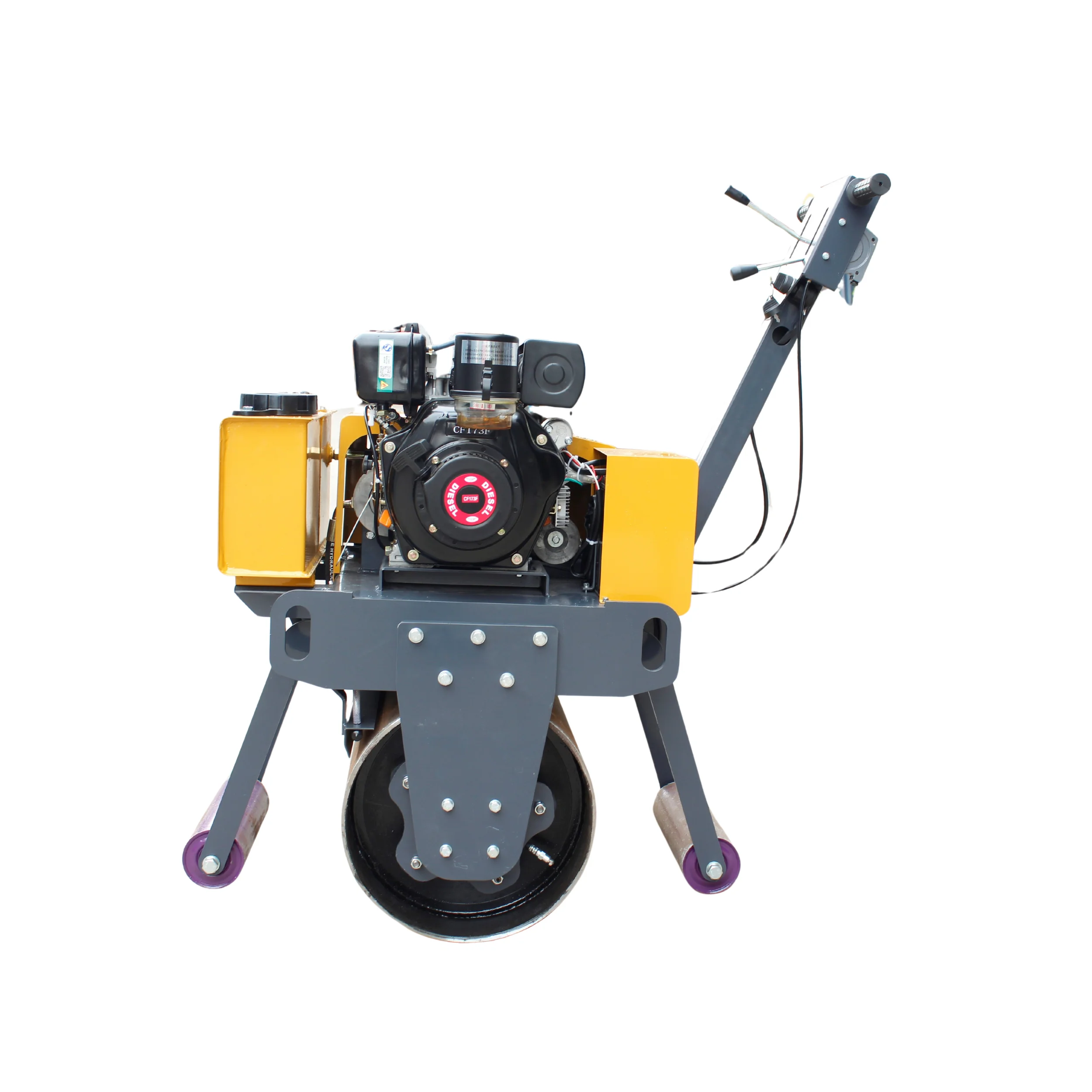 Factory Direct Price Single Drum Road Rollers Handheld Roller For Road
