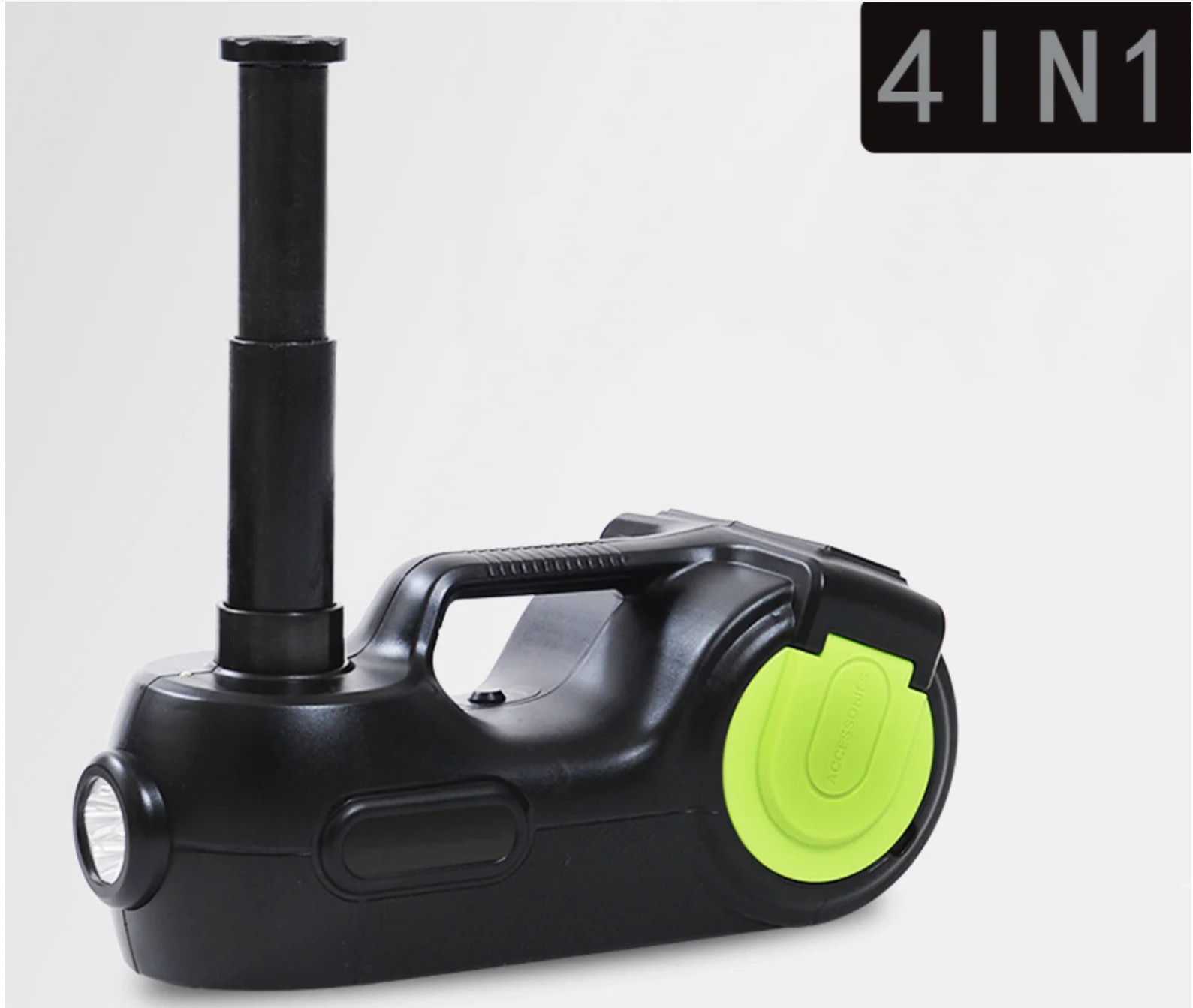 Car hydraulic electric jack labor-saving wrench car 12v duo function air pump rescue tire changing tool