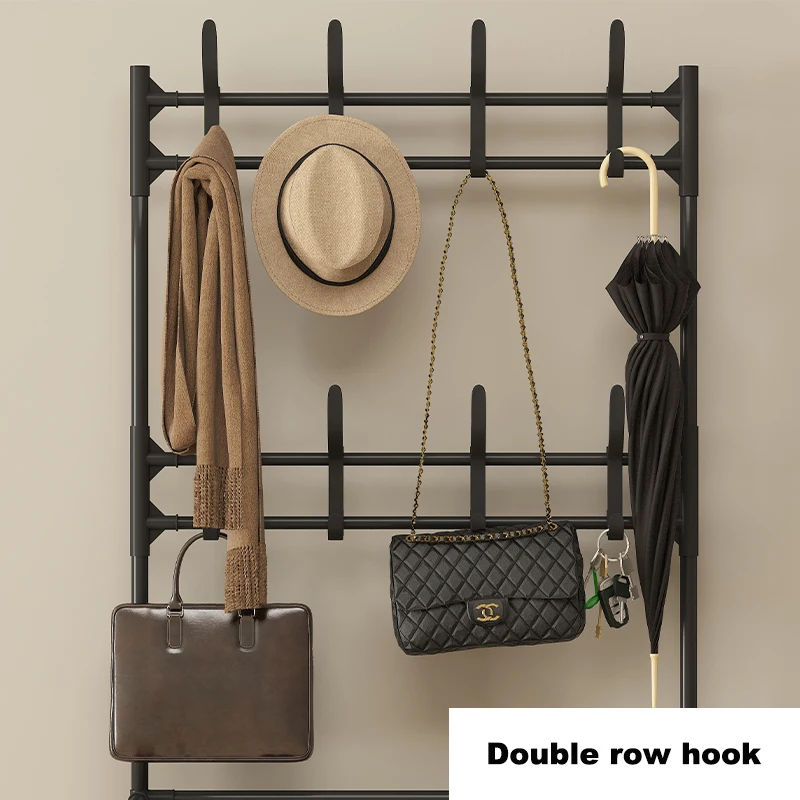Simple dormitory indoor good-looking dustproof door rental home shoe rack coat rack integrated 2022 hot new