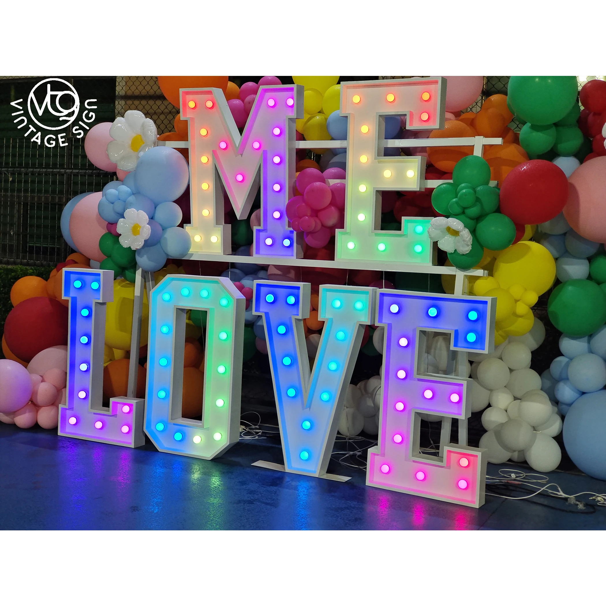 Marry Me LOVE Letter Rental Large With Lights Led Marquee Letters For Sale