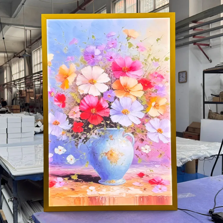 Ultra-thin Aluminum Snap Photo Frame Open Light Box with Tempered Glass LED for A1 A2 A3 A4 Restaurant Menu Board Advertising