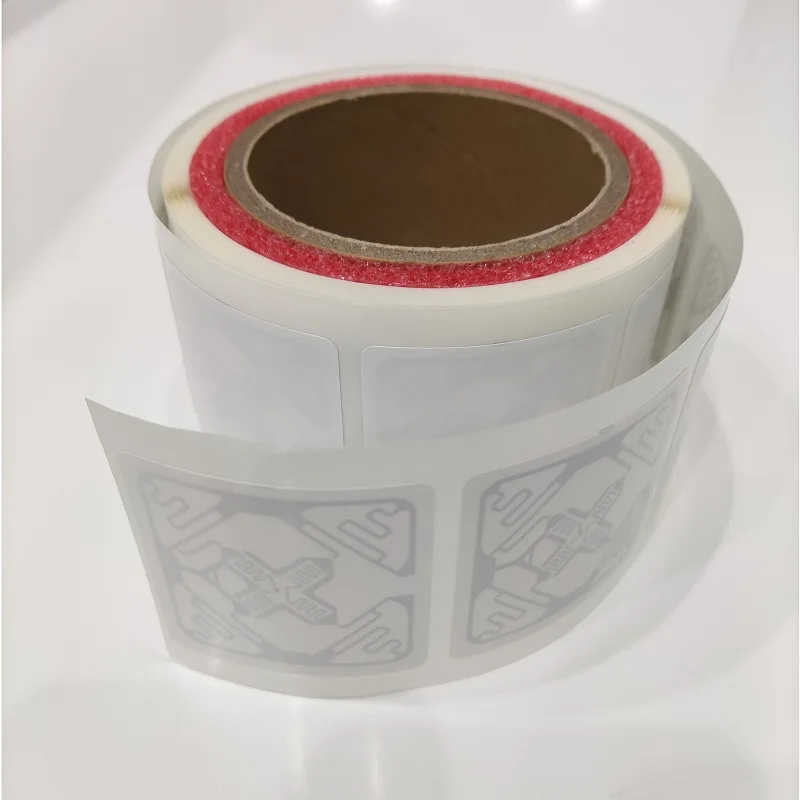 UHF RFID Library Sticker Tag Antenna 50*50mm with NXP Ucode8/9 Chip for Library Management