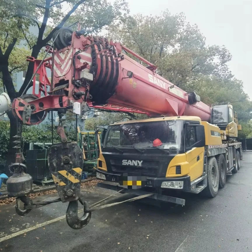 Good condition Used SANY 800T6 80 ton truck crane cheap price hot sale 	 online shopping in dubai