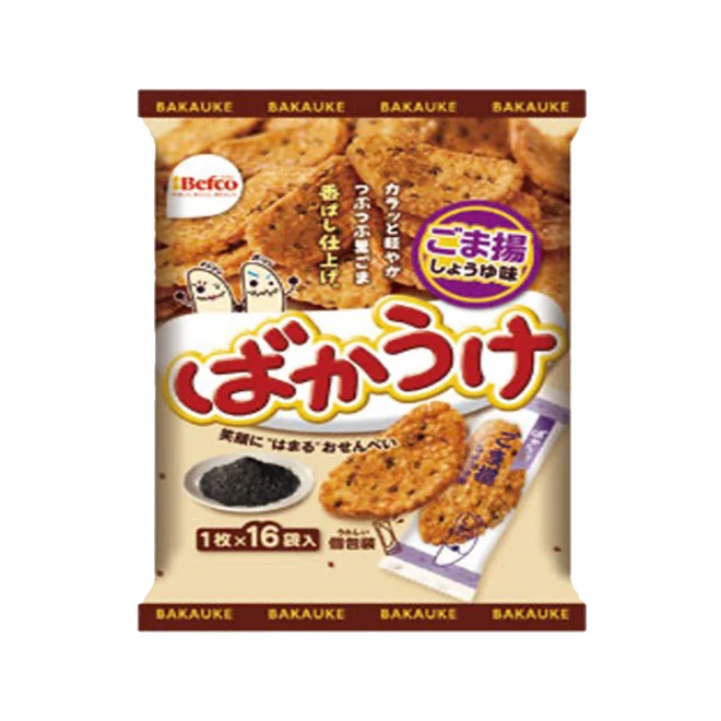 Japan Ssoy Sauce Rice Confectionery Healthy Fried Dried Grain Snacks