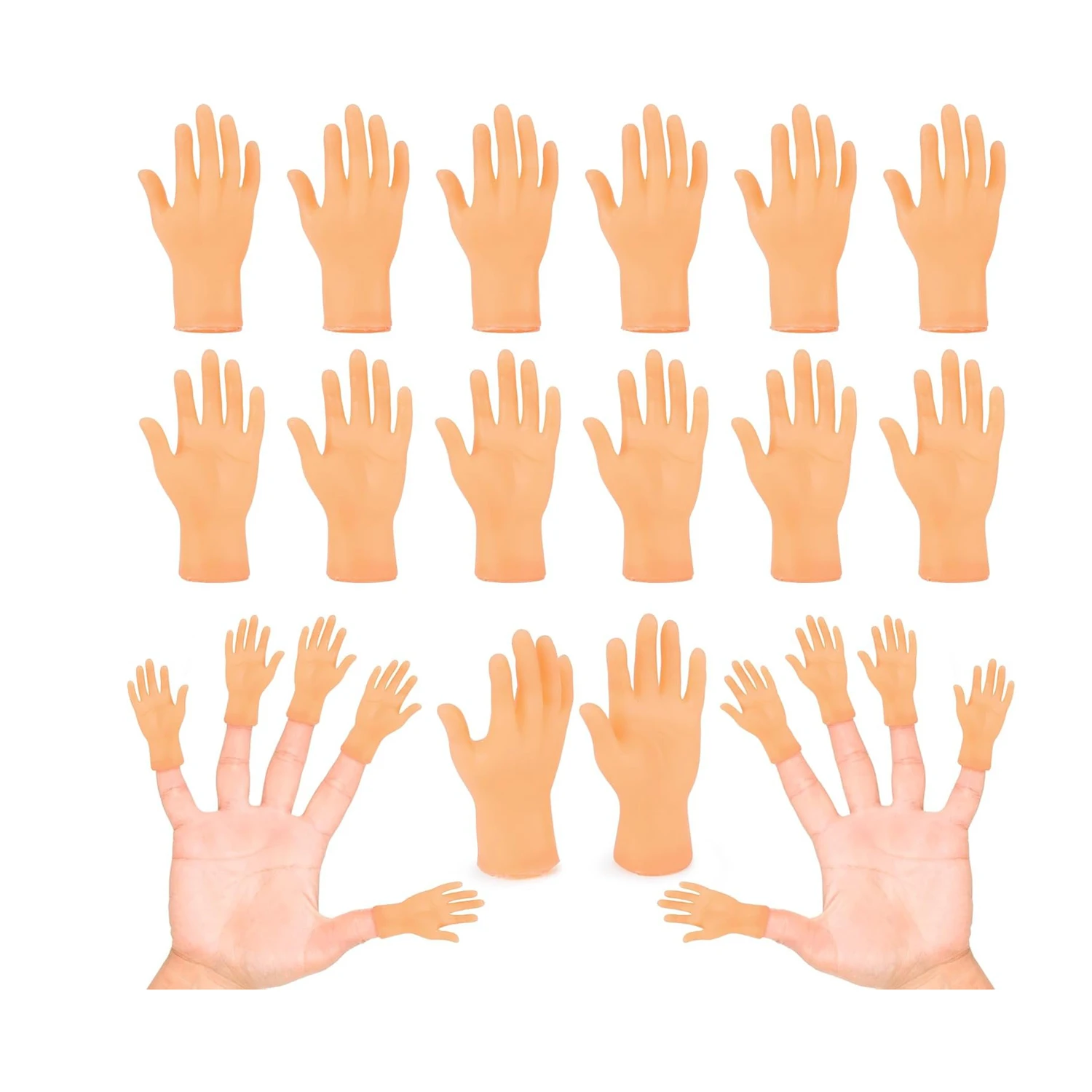 Tiny Finger Hands Mini Fingers Funny Hand Puppets Cute Little Hand Finger for Party Favors