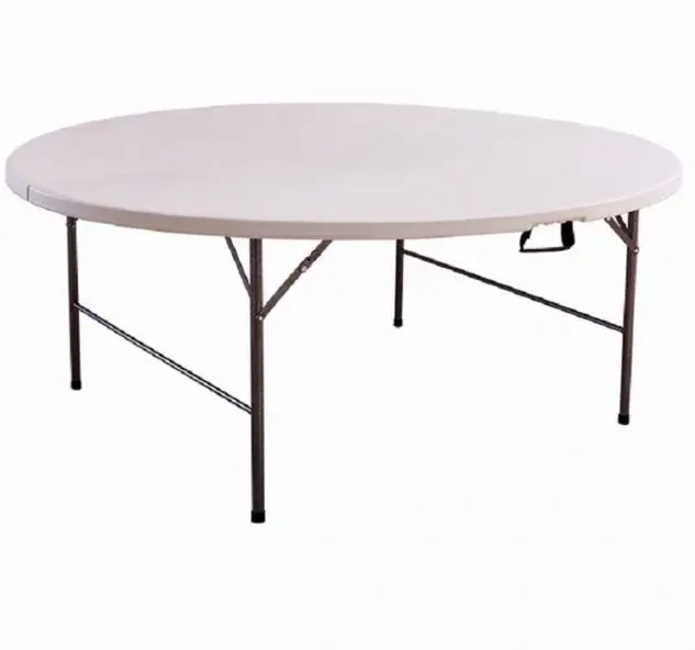 modern 6 seater plastics wholesale Outdoor Furniture 4ft plastic dining round folding table