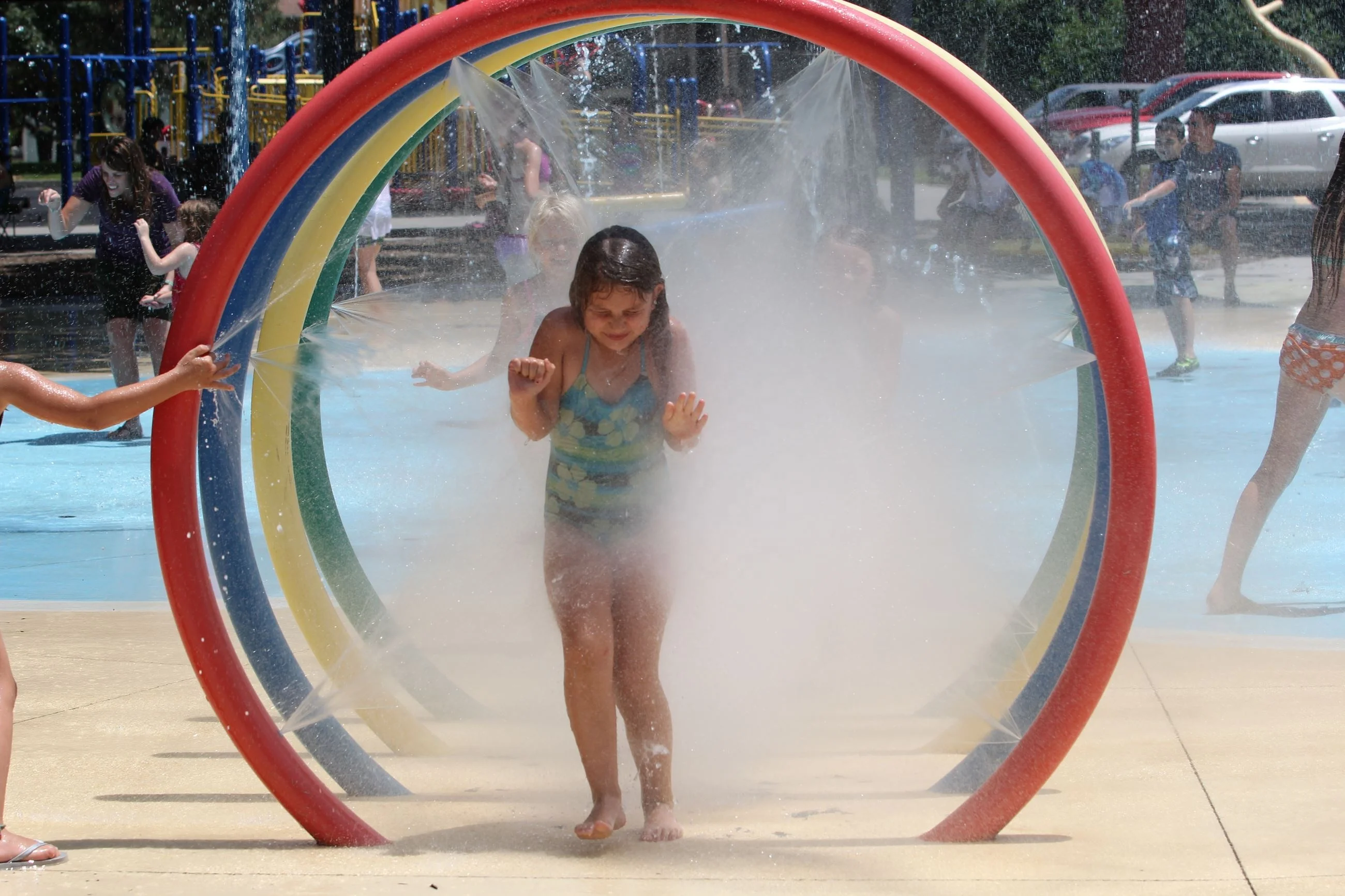 
Aqua park equipment splash pad series misty arches water toy children water park trigger sprayer 