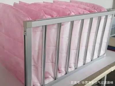 Huatai Air Filter  F5 F6 F7 F8 Synthetic Fiber Pocket Bag Air Filter Material