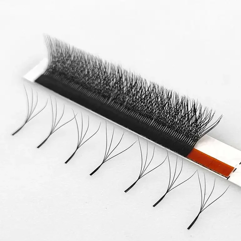 Ресницы для наращивания W V YY Shape, индивидуальные ресницы W Weave Clover, частная торговая марка