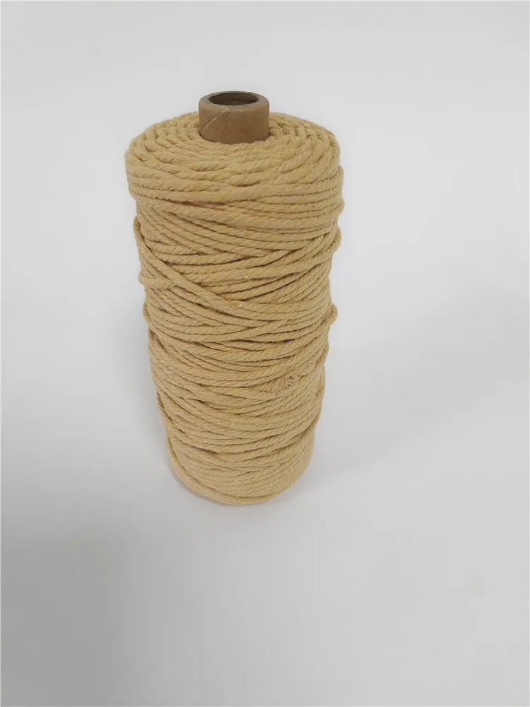 recycle cotton rope 4mm cotton rope baby changing basket diaper changing