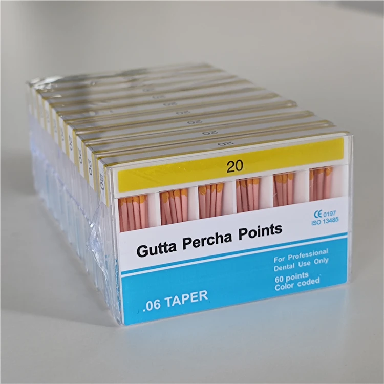 Dental Gutta Percha Points Endo Endodontics F1 F2 F3 02 04 06 Taper Dental Material 15-40# dental GP points