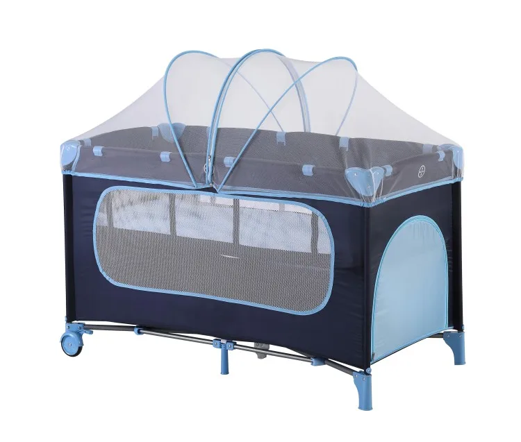 
Fold-able Baby Travel Bed With Mosquito Net folding travel baby cot 