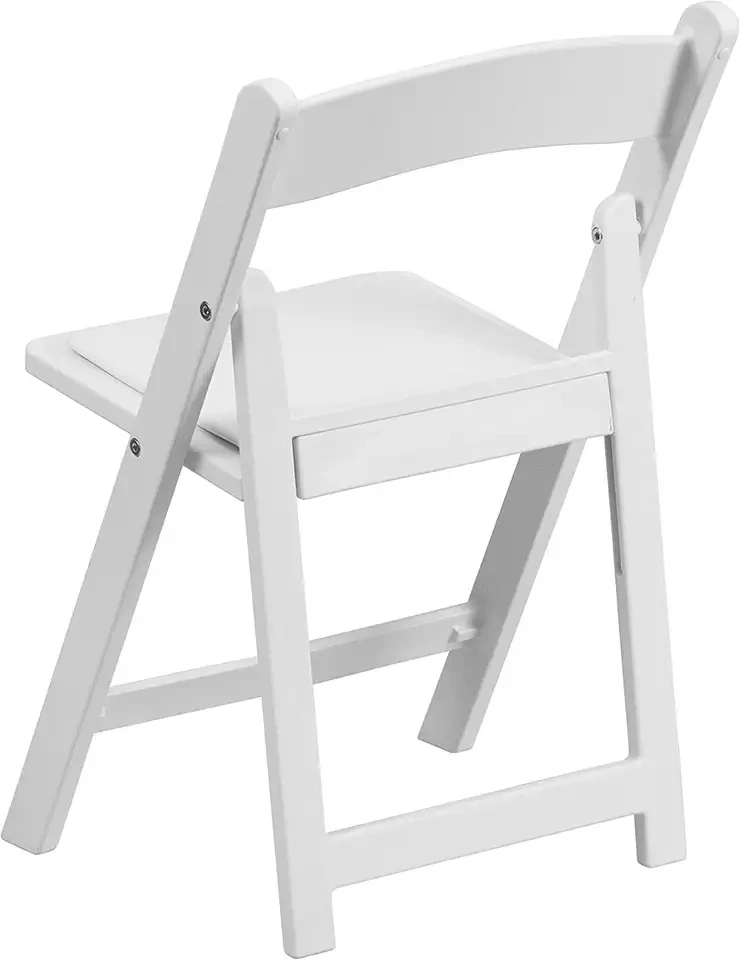 Wholesale High Quality White Resin Folding Chair Wedding Event Plastic Chair Outdoor Folding Chair