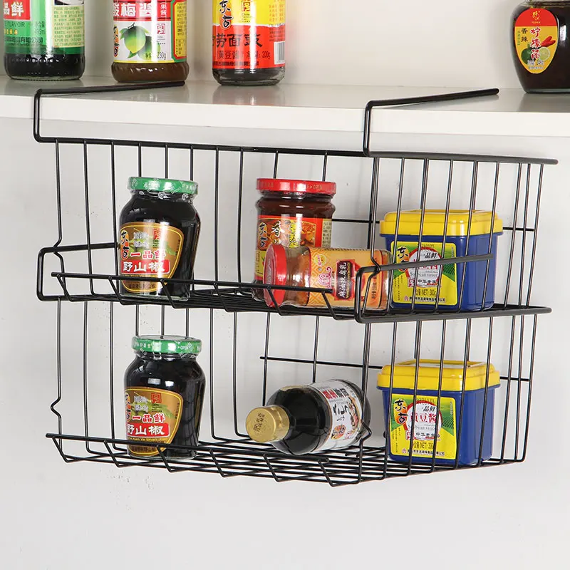 China Wholesale Spice Rack Storage Wall Mounted Kitchen Corner Shelf Basket