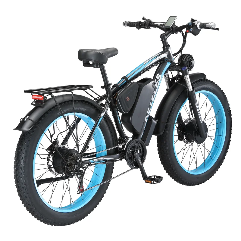 KETELES K800 2000W Motor 23AH Lithium Battery US Stock Two Wheel Drive EBike 26\
