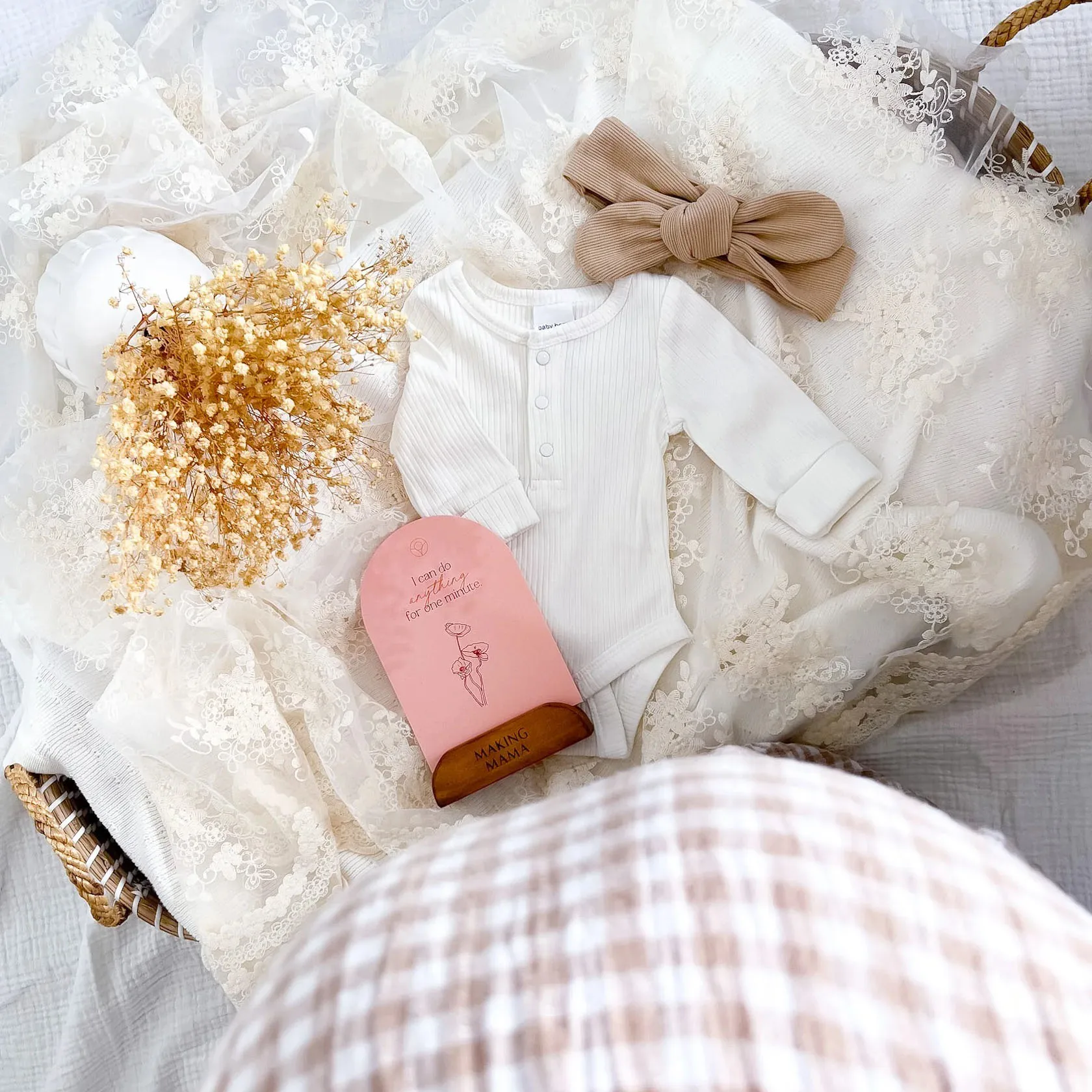 Custom Affirmations Cards Deck Daily Self Care Positive Affirmation Arch Card Set With Wooden Holder Pregnancy And Birth Gift