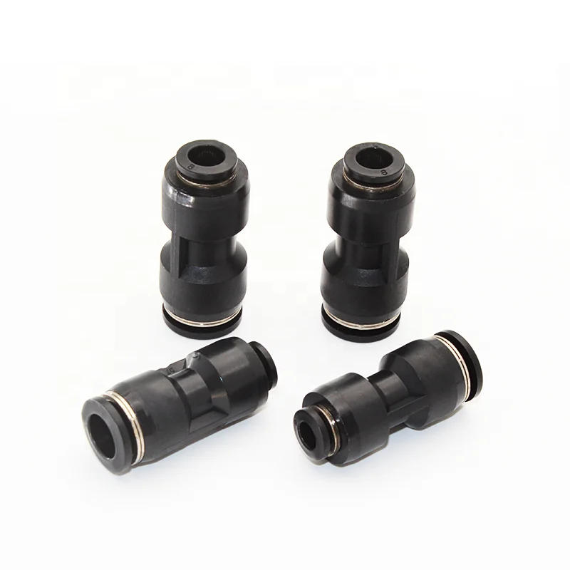 BSP plastic body pneumatic tube fittings manufacture China manufacturer,push to connect air fitting pneumat cylinder connectors